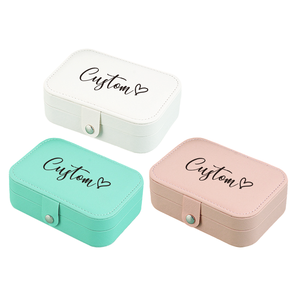 Shop Jewelry & Watches Near Me - Personalized Customized Portable Button Jewelry Box
