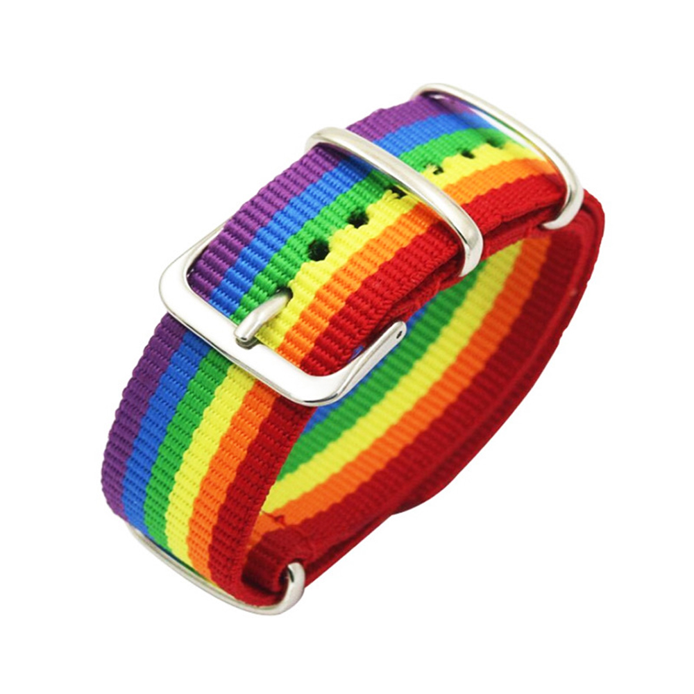 Mystery Jewelry Jar Watches - Hot Nylon Rainbow Bracelet for Men