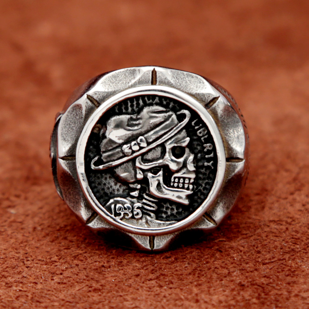 Nick'S Jewelry & Watches Reviews - Vintage Mexican Unique Skull Ring Hobo