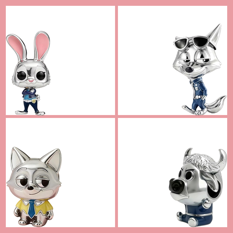Nick'S Jewelry & Watches Reviews - New Original Charm Beads,Zootopia Series,Nick,Judy,Chief Bogo