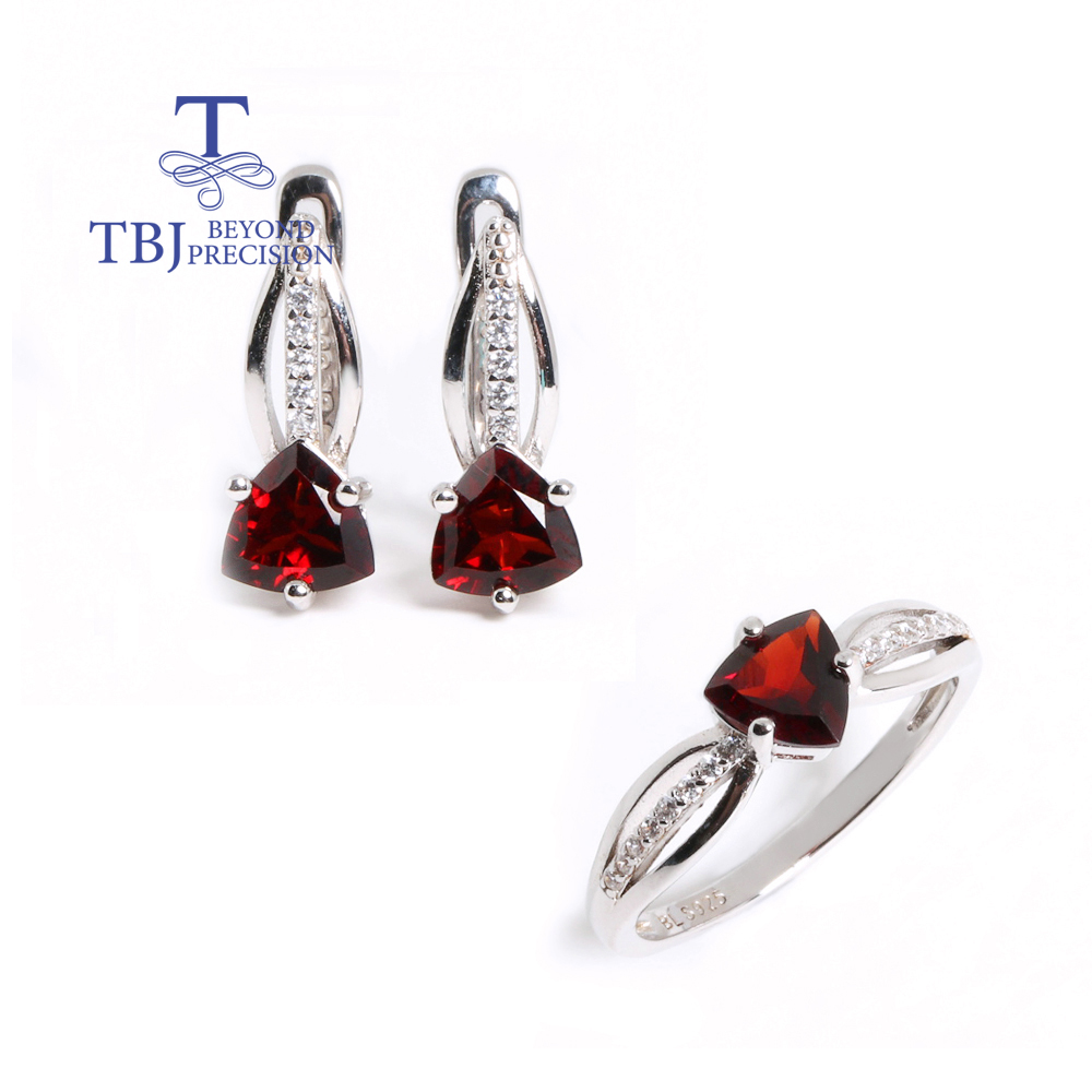 Birthstone Ring Set - 2026,Amazing 925 silver Earrings jewelry set