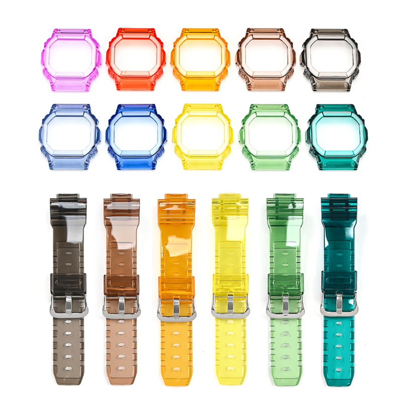 Resin Watch Strap+Case for Cas - Casio Watch G-Shock Dw-5600 评论和价格