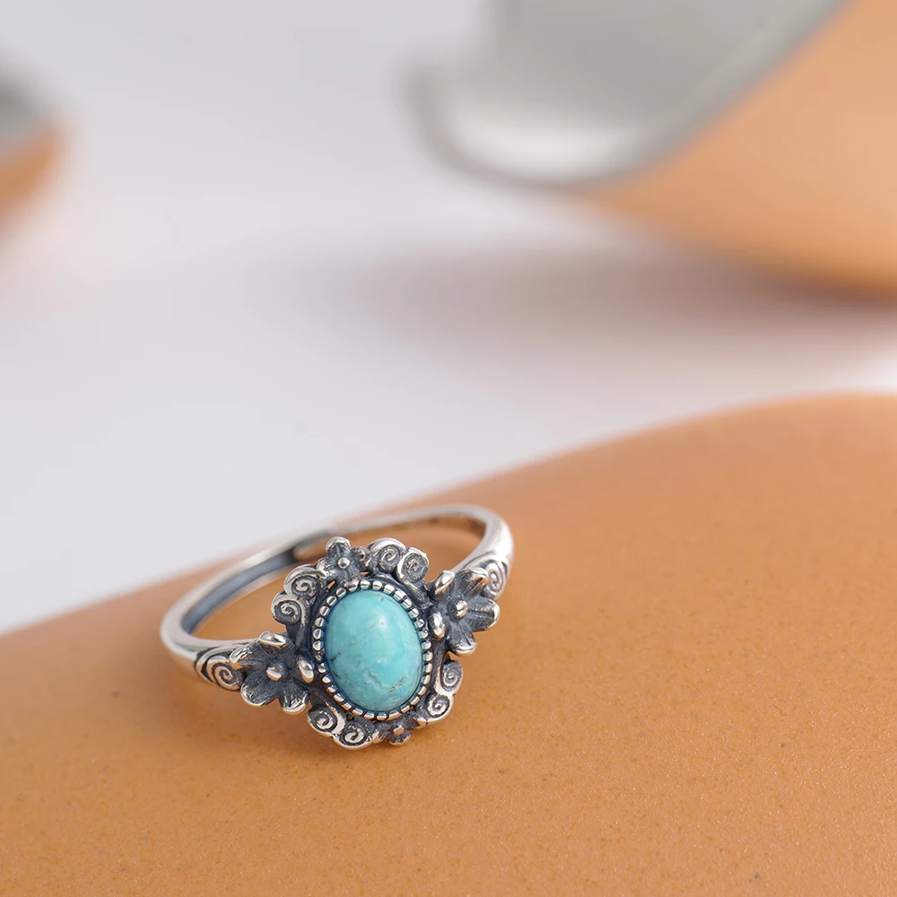 Vintage 925 Silver Ring Natura - Birthstone Ring Set 评论和价格