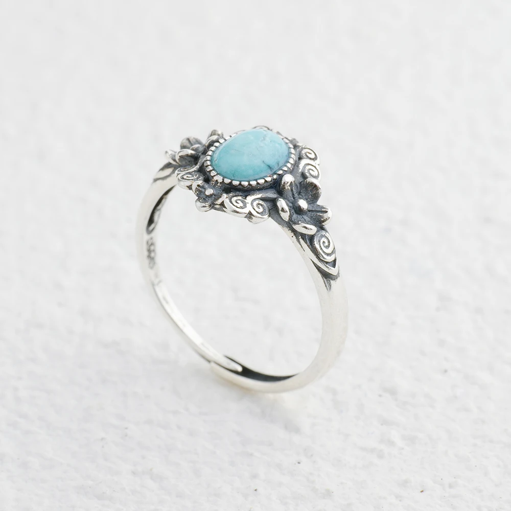 Vintage 925 Silver Ring Natura - Birthstone Ring Set 评论和价格