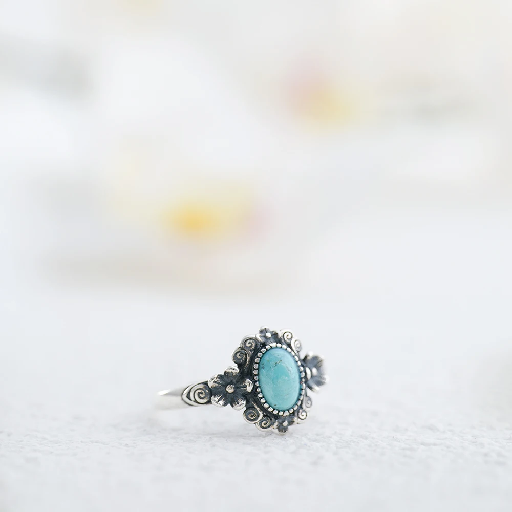 Vintage 925 Silver Ring Natura - Birthstone Ring Set 评论和价格