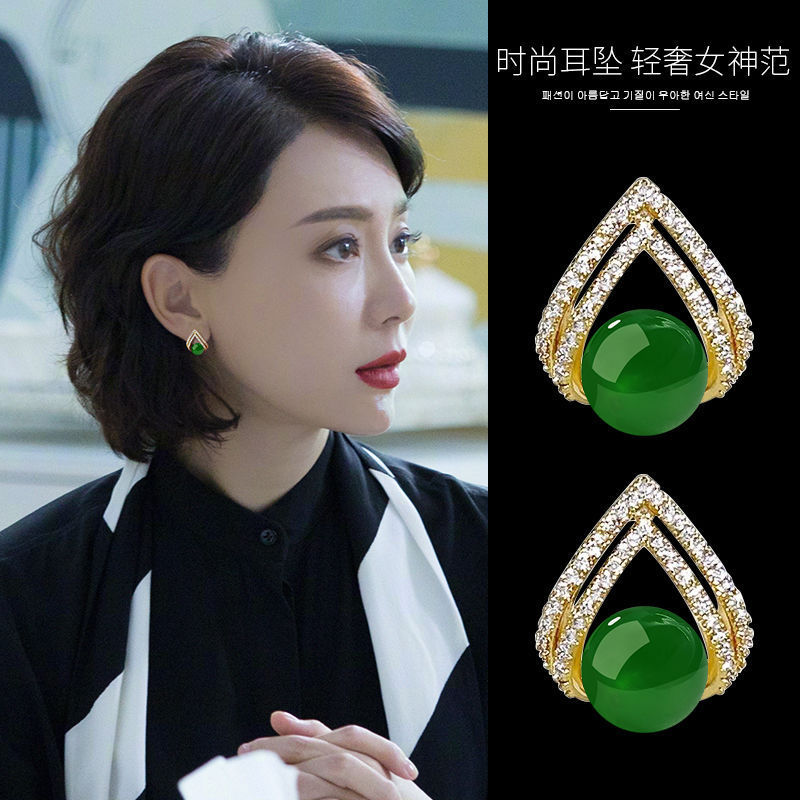 925 Silver Needle Korean Fashi - Pearl Stud Earrings 评论和价格