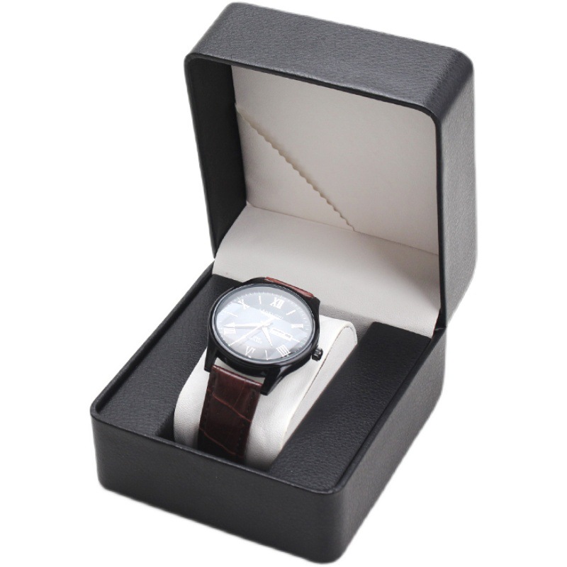 Watch Storage Box Pu Single Wa - Mystery Jewelry Jar Watches 评论和价格
