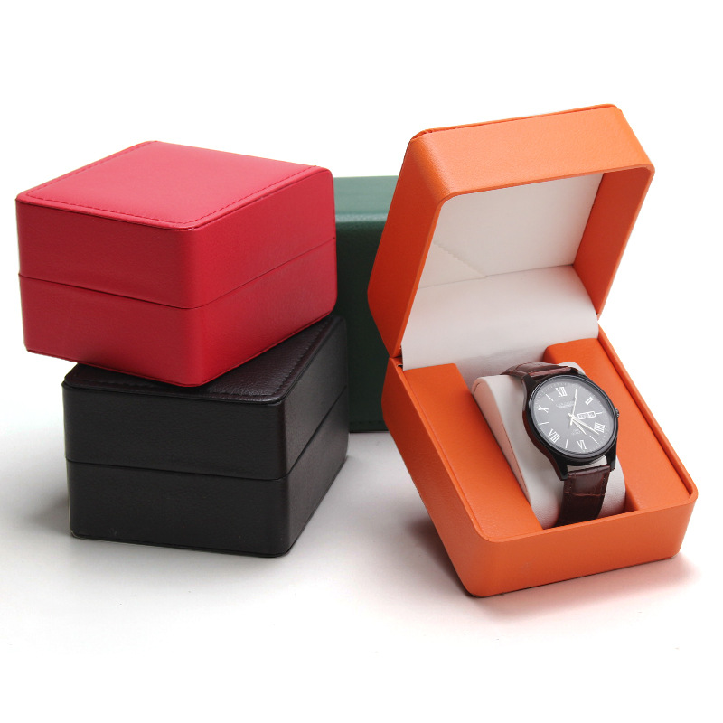 Watch Storage Box Pu Single Wa - Mystery Jewelry Jar Watches 评论和价格
