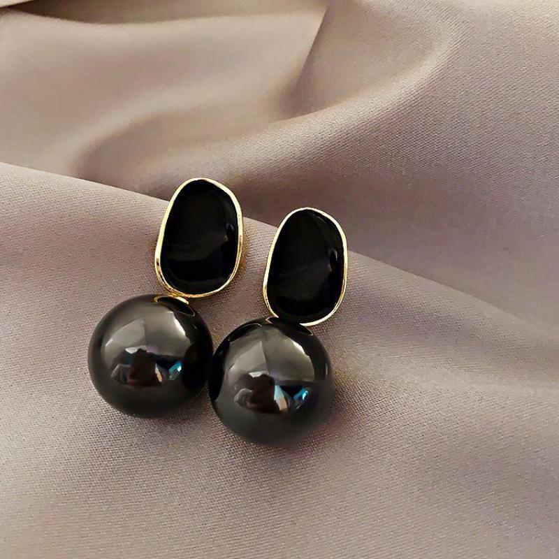 Big Brand High Class Noble Pea - Pearl Stud Earrings 评论和价格