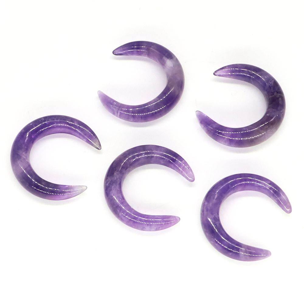 30mm Crescent Moon Shape Natur - Gemstone Bracelet Healing 评论和价格