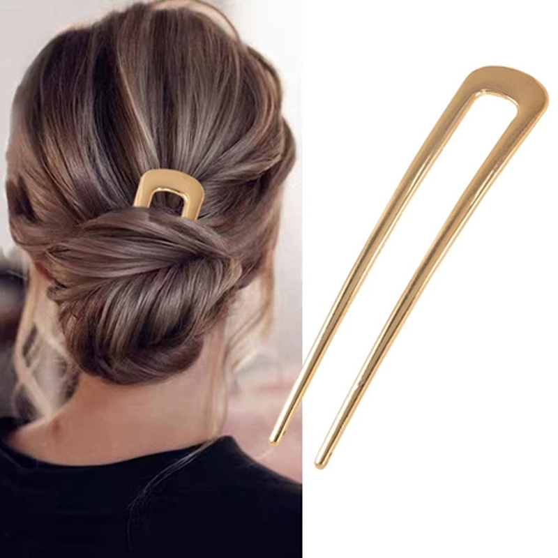 Simple U Shaped Hair Forks Hai - Shop Jewelry & Watches Near Me 评论和价格