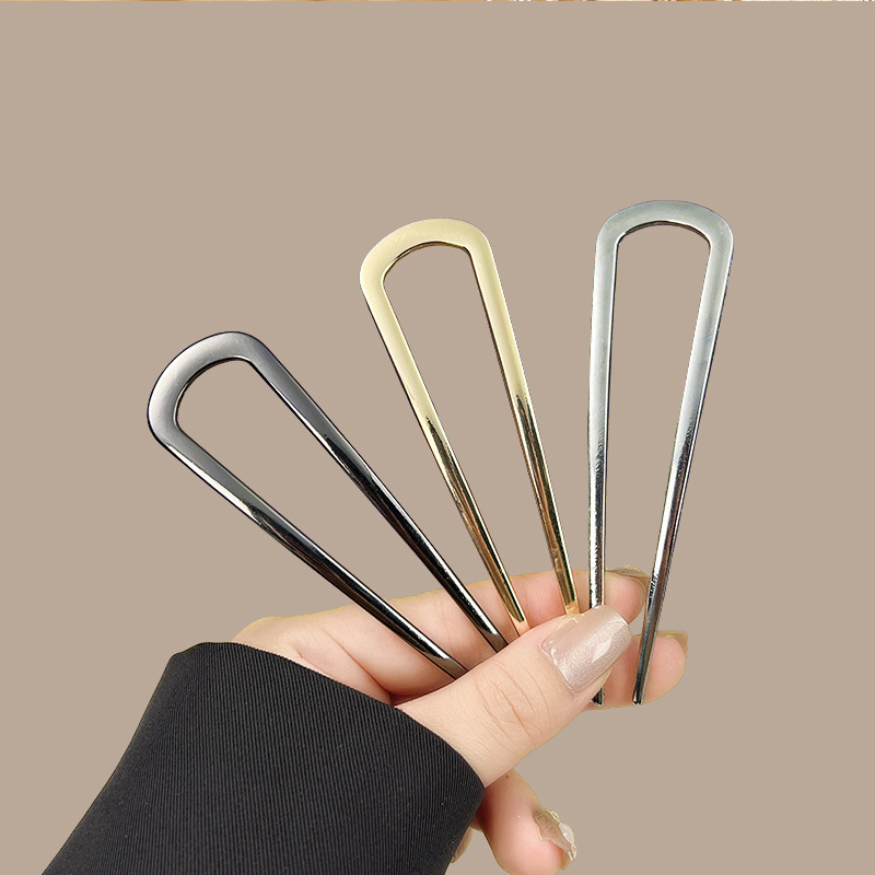 Simple U Shaped Hair Forks Hai - Shop Jewelry & Watches Near Me 评论和价格