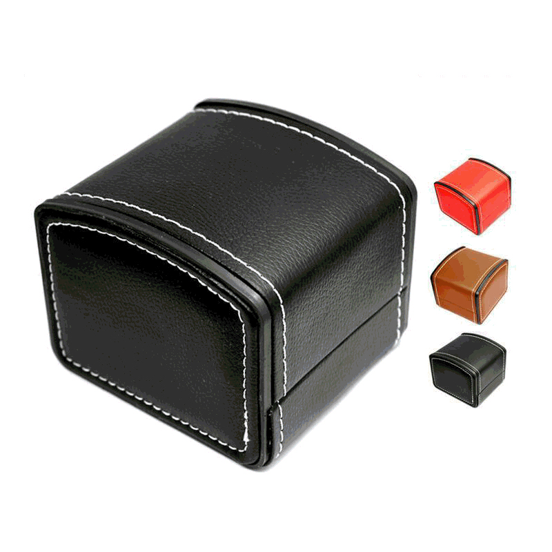 Portable Watch Box PU Leather  - Mystery Jewelry Jar Watches 评论和价格
