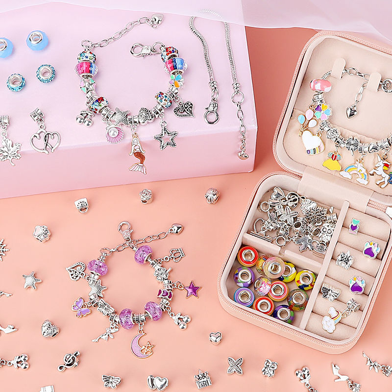 DIY Beaded Bracelet Set with S - Jewelry Y Watches 评论和价格