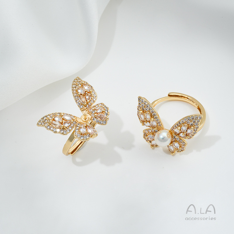 Color 14K Gold Micro-inlaid Zi - Pearl Stud Earrings 评论和价格