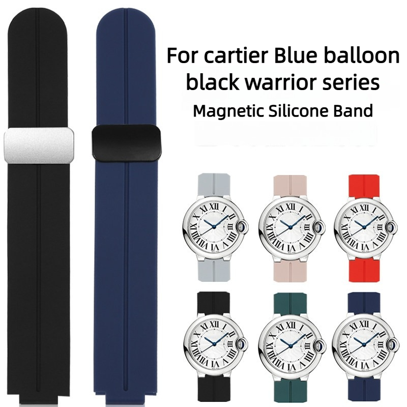 Convex end Magnetic Watch Stra - Cartier Watch Ballon Bleu 评论和价格