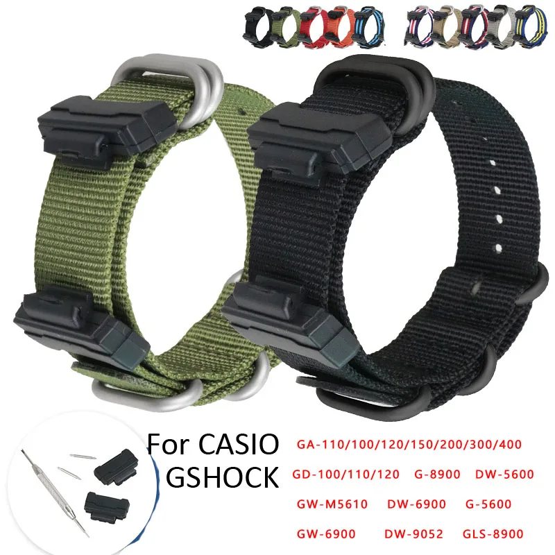 Nylon Watch Band for Casio G-S - Casio Watch G-Shock Dw-5600 评论和价格