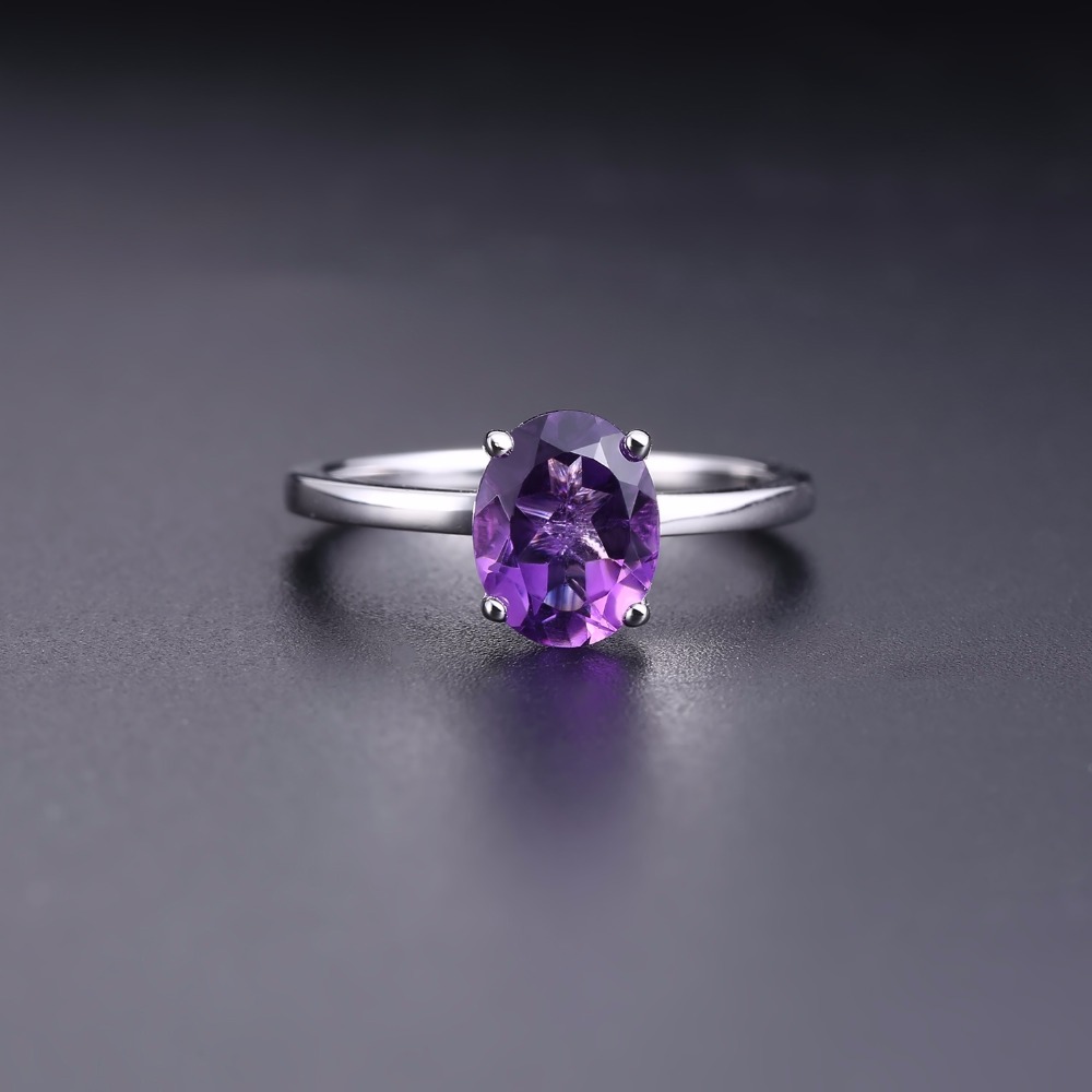 Gem's Ballet 2.79Ct Natural Am - Birthstone Ring Set 评论和价格