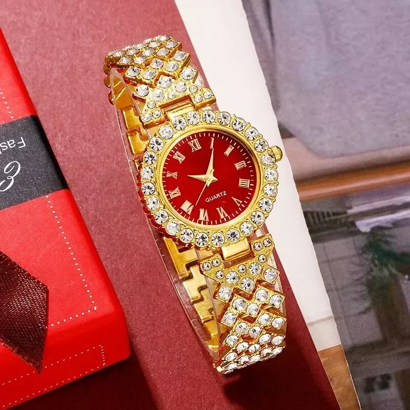 Golden Luxury Watch Women Ring - Mystery Jewelry Jar Watches 评论和价格
