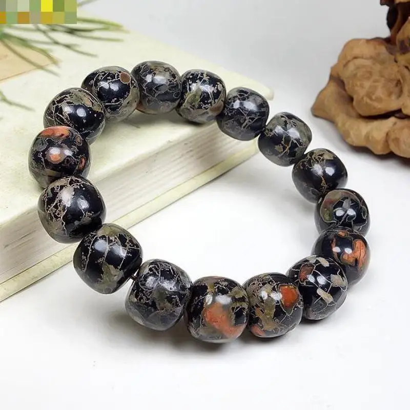 Natural Stone Plum Blossom Jad - Gemstone Bracelet Healing 评论和价格