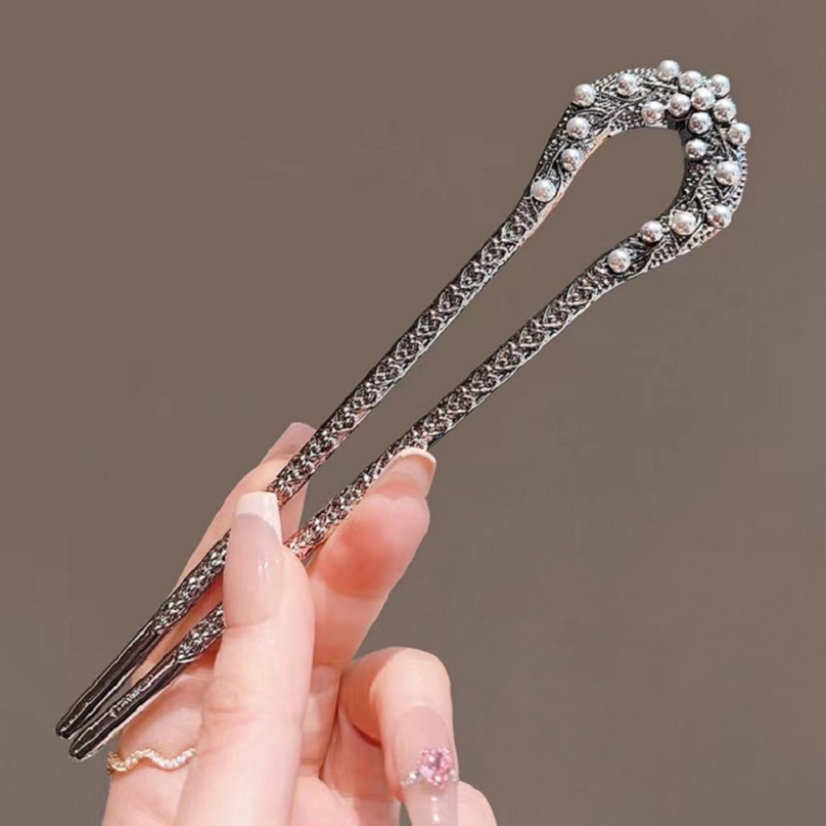New Pearl U Shaped Hairpin For - Shop Jewelry & Watches Near Me 评论和价格