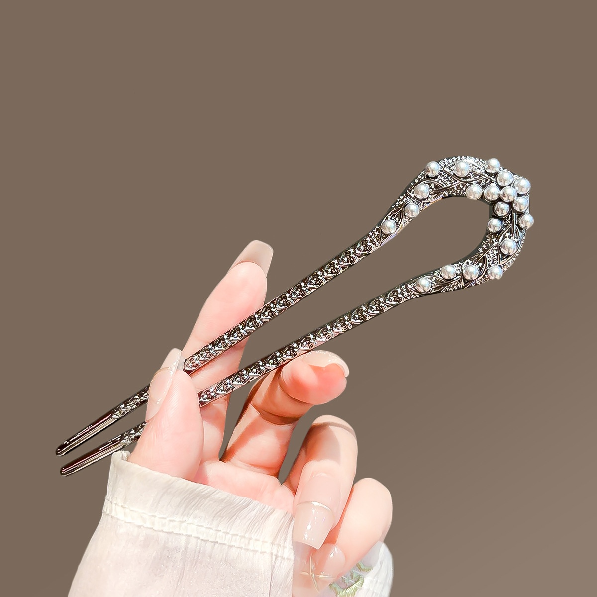 New Pearl U Shaped Hairpin For - Shop Jewelry & Watches Near Me 评论和价格
