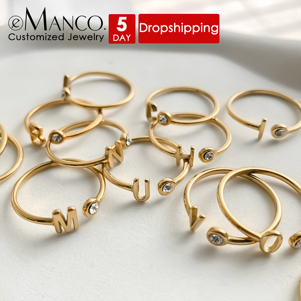 EMANCO  Custom Open End Rings  - Birthstone Ring Set 评论和价格