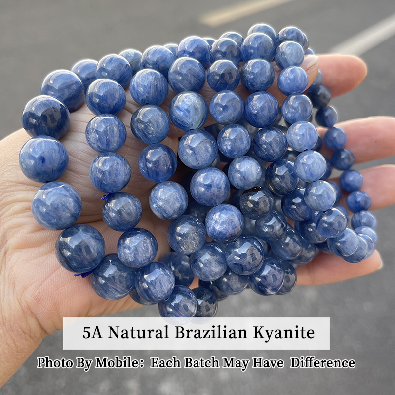 JD 5A Natural Brazilian Kyanit - Gemstone Bracelet Healing 评论和价格