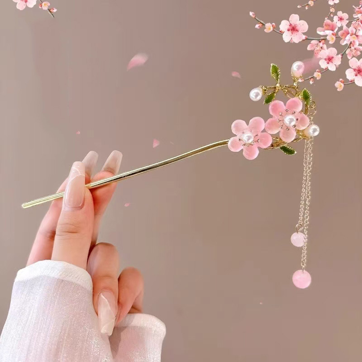 1Pc Romantic Chinese Hair Acce - Shop Jewelry & Watches Near Me 评论和价格
