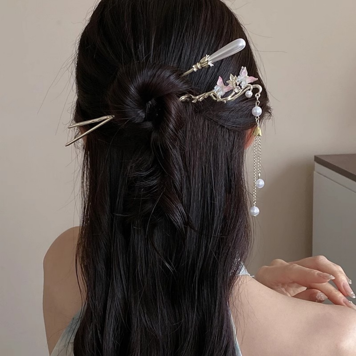 2025 New Flower Hairpin For Wo - Shop Jewelry & Watches Near Me 评论和价格
