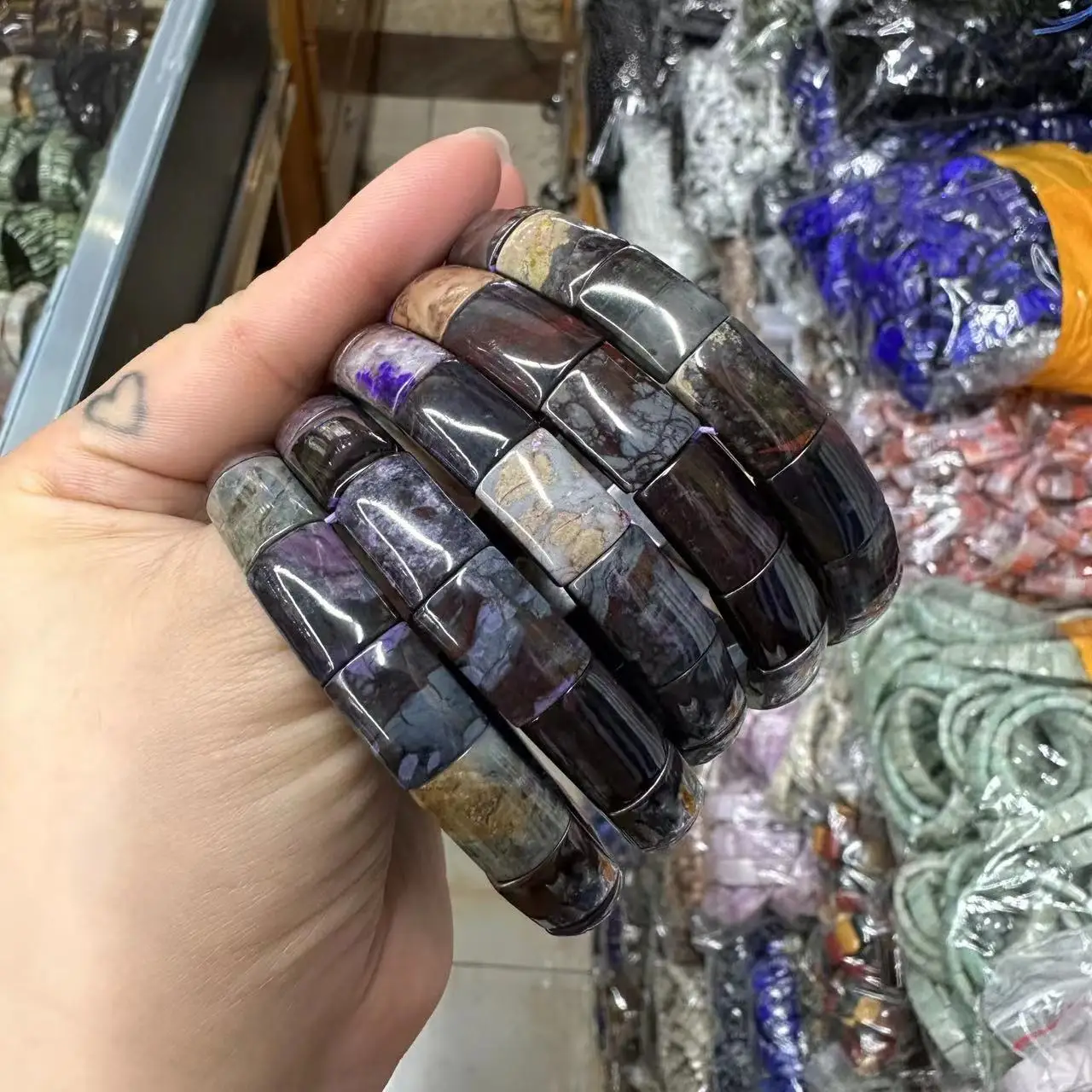 AAA Natural Sugilite Bracelet  - Gemstone Bracelet Healing 评论和价格