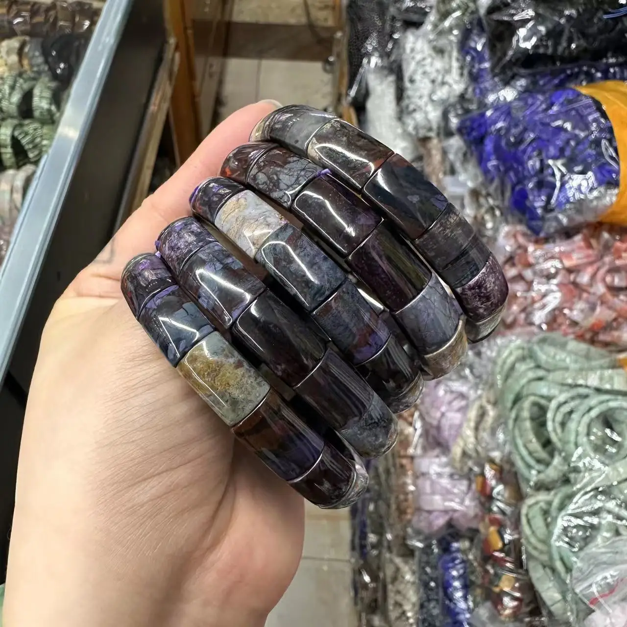 AAA Natural Sugilite Bracelet  - Gemstone Bracelet Healing 评论和价格